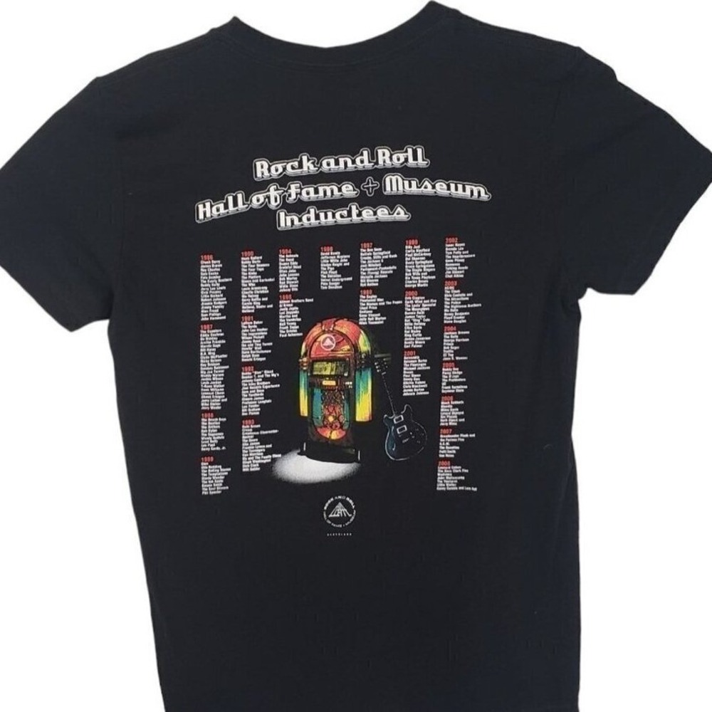 Rock and Roll Hall of Fame Museum Inductees‎ T-Shirt Black XL NWT